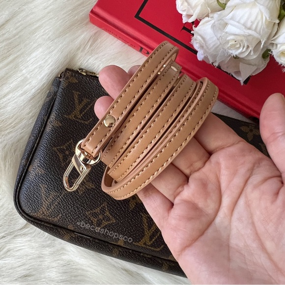 Light Tan Leather Strap Replacement Small - Picture 2 of 5